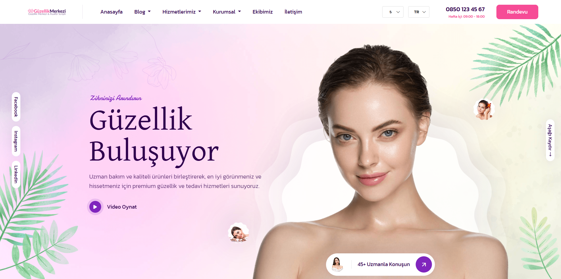 Güzellik Merkezi & Kuaför V1 - Detail